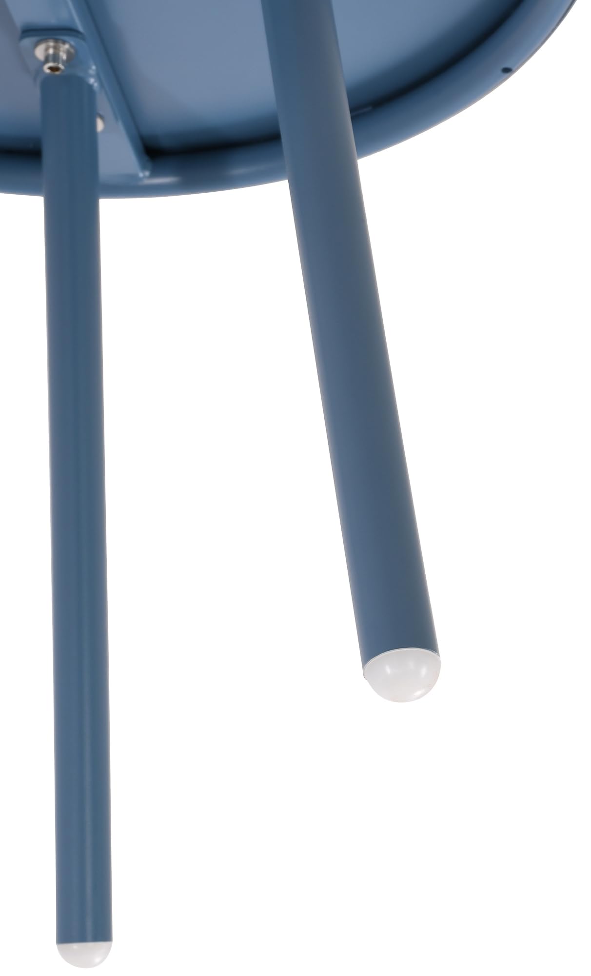 CLP Tavolino Berea I Tavolo da Salotto Rotondo per Esterni e Interni I Tavolo da Giardino Resistente alle intemperie e ai Raggi UV I Tavolino da Esterno, Colore:Blu
