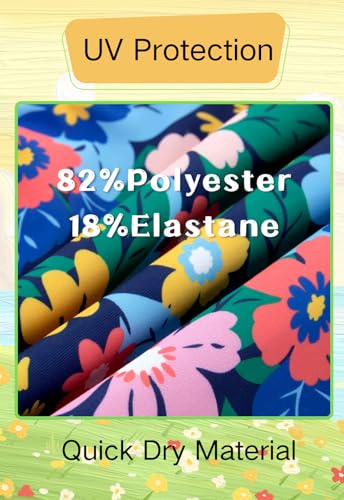 Image of DAXIANG Girls Ruffles One Piece Swimsuits Quick Dry Beach Sport Swimwear Toddler Kids Mermaid Unicorn Bathing Suit 4-10 Years