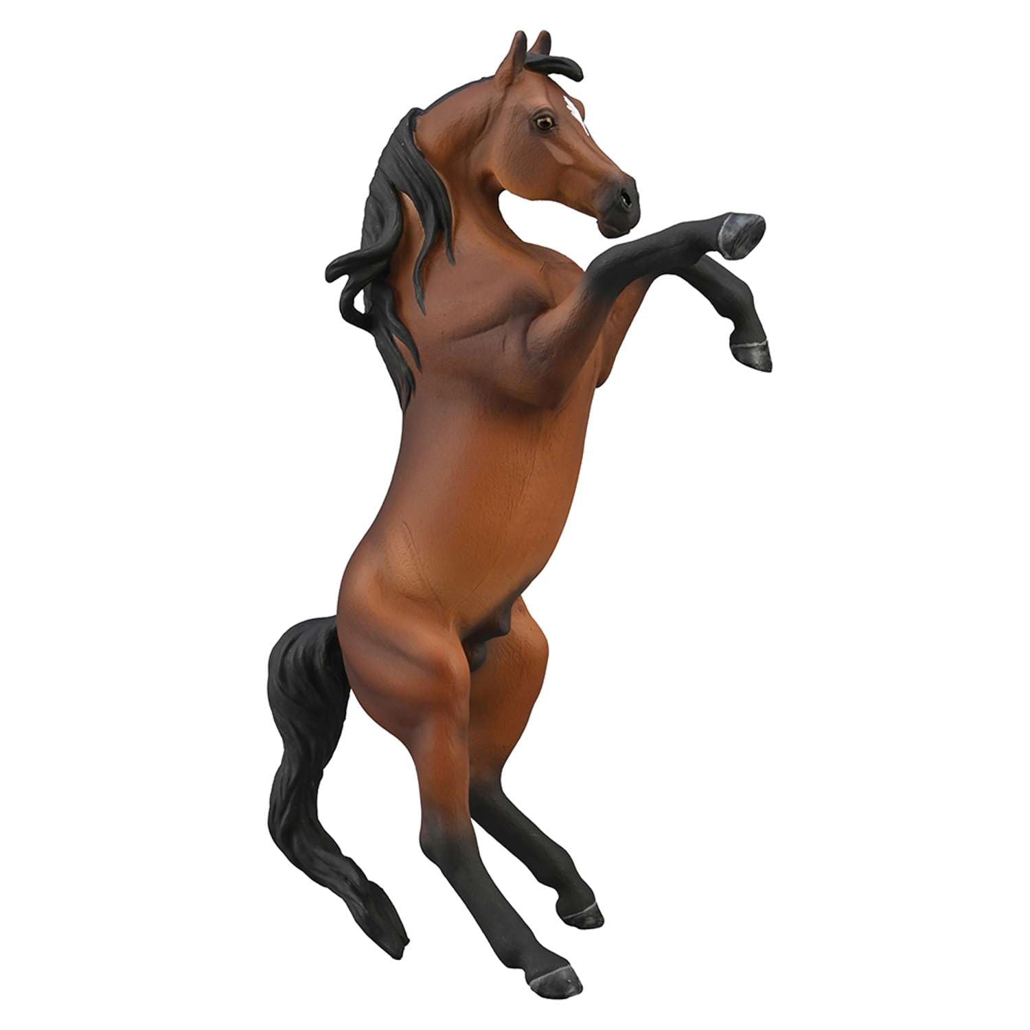 CollectA Arabian Stallion Rearing (Bay) - Realistic Hand-Finished Horse Toy, Animal Figures, Educational Toys, Ideal For Imaginary Play, 3 Years +