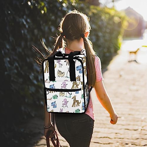 Cartable pour filles et garçons idéal pour l'école et les sorties - 7