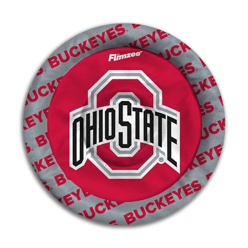 Image of YouTheFan NCAA Ohio State Buckeyes Flimzee Bean-Bag Flying Disc