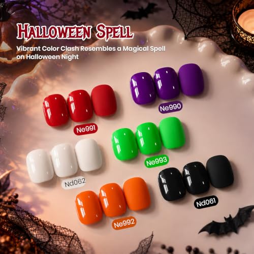 Image of Beetles Halloween Gel Nail Polish Set - Halloween Spell, Fall Gel Polish