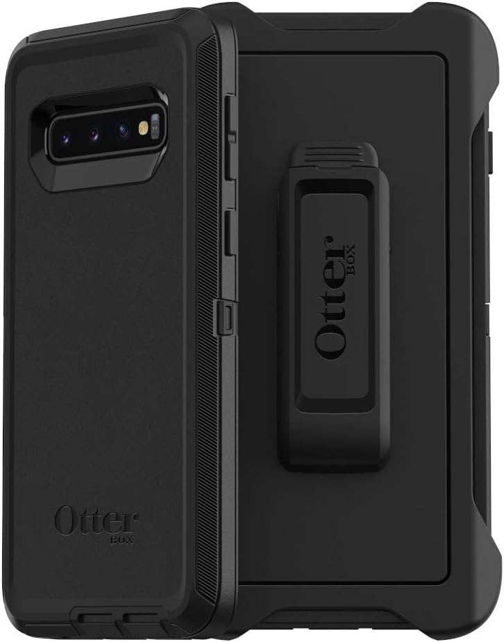 OtterBox Defender Series Case & Holster for Samsung Galaxy S10 - Black