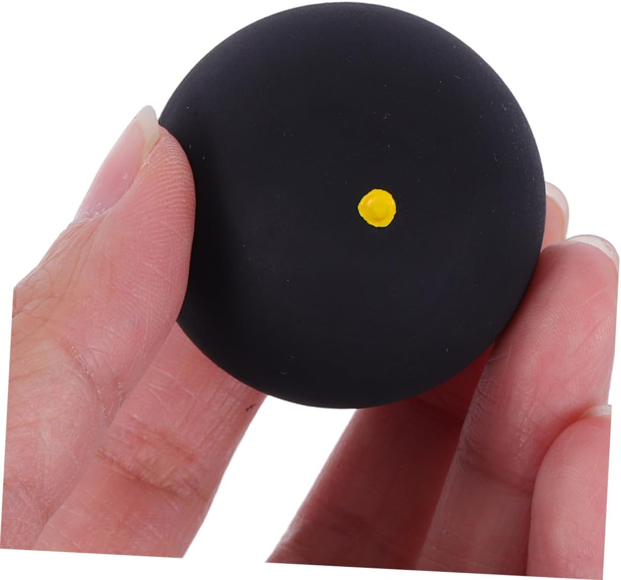 OSALADI Professional Single Dot Squash Balls 2pcs, High Bounce Rubber Training Balls for Beginner Hand-Eye Coordination and Reaction Practice, Indoor and Outdoor Squash Equipment