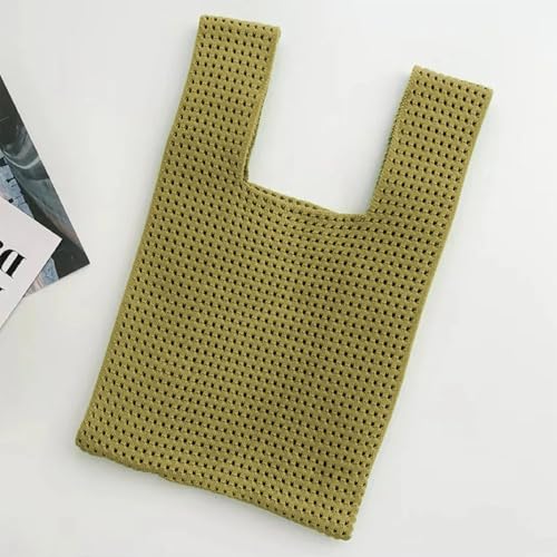 Bolso tejido de muñeca para mujer con nudo miniatura 2
