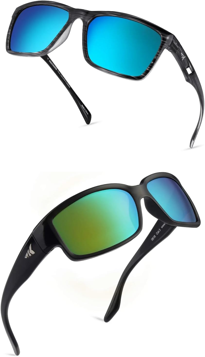 KastKing Skidaway and FlatRock Polarized Sunglasses for Men and Women