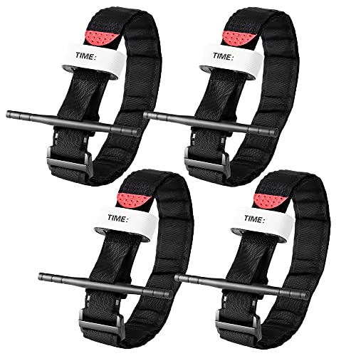 Torniquete 4 Piezas Torniquete Tactico Militar Torniquete De Emergencia Para Exteriores Emergencias Graves Y El Control De La Pérdida De Sangre Para Excursionismo Montañismo Deportes Camping Cover