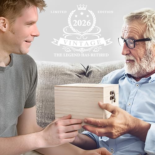 LIGHTEN LIFE 2026 Retirement Gifts for Men 12 OZ,Retirement Whiskey Glass in Valued Wooden Box,Funny Party Decoration,The Legend Has Retired Gifts by LIGHTEN LIFE - Used condition - Image 7