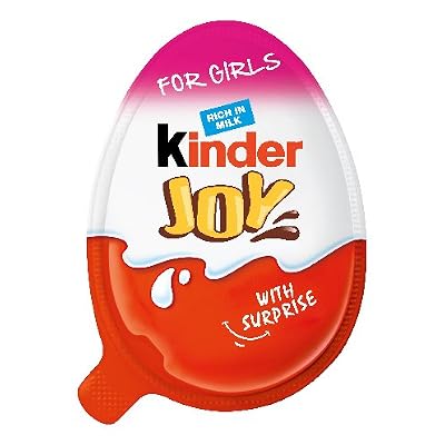 Chocolate Kinder Joy with Surprise Inside (24-Pack (Girls))