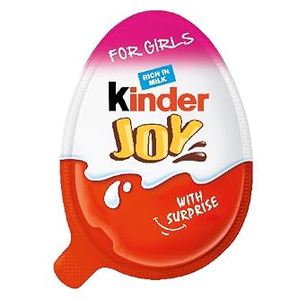 Chocolate Kinder Joy with Surprise Inside (24-Pack (Girls))