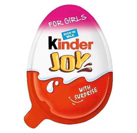 Chocolate Kinder Joy with Surprise Inside (24-Pack (Girls))