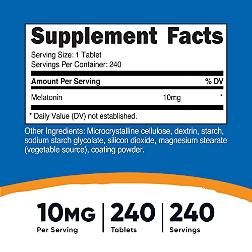 Nutricost Melatonin 10mg - Image 2