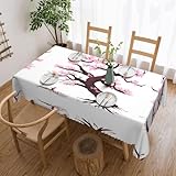 Uso versátil: este mantel es adecuado para mesas rectangulares, mesas de comedor, mesas de café, escritorios, salas de banquetes, restaurantes, cocinas, bodas, picnics y otros eventos en interiores y exteriores.