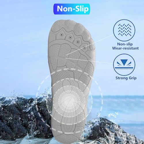 Image of Hike Barefoot Shoes Women Men Pro Water Footwear Wide Toe Box Non-Slip Unisex Athletic Outdoor Running Shoes