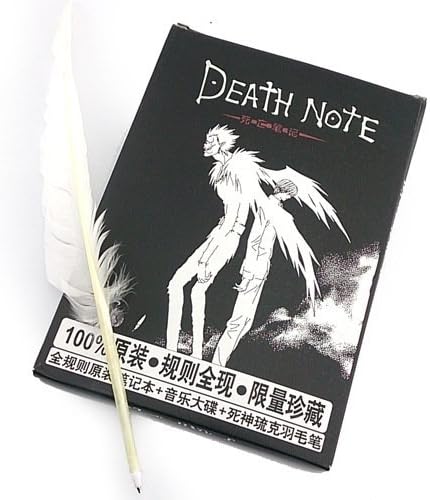 Death Note Light Notebook with Featherpen by CTMBB