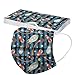 Produktbild NIMIZIA 10/50/100 Stück Kinder Mundschutz Einweg 3-lagig Mund Nasenschutz mit Motiv,Bunt Planet Atmungsaktiv Einwegmasken Staubdicht Bandana Halstuch Schals für Jungen Mädchen