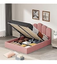 Amazon.com: QNZK Full Size Lift Up Storage Bed Frame with