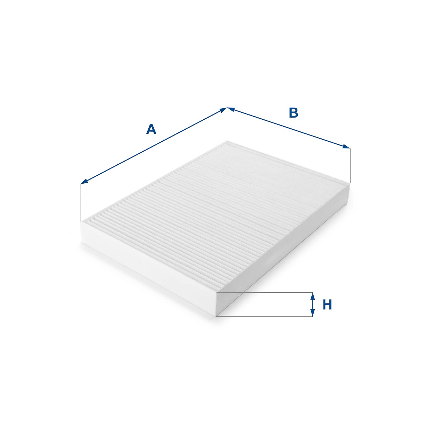 UFI Filters 53.032.00 Innenraumfilter – Pollenfilter Für Bessere Luft Im Auto, 300x204x30 Mm