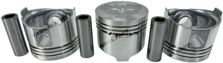 3 PC L3E Piston With Pin Suitable for Mitsubishi Engine Part