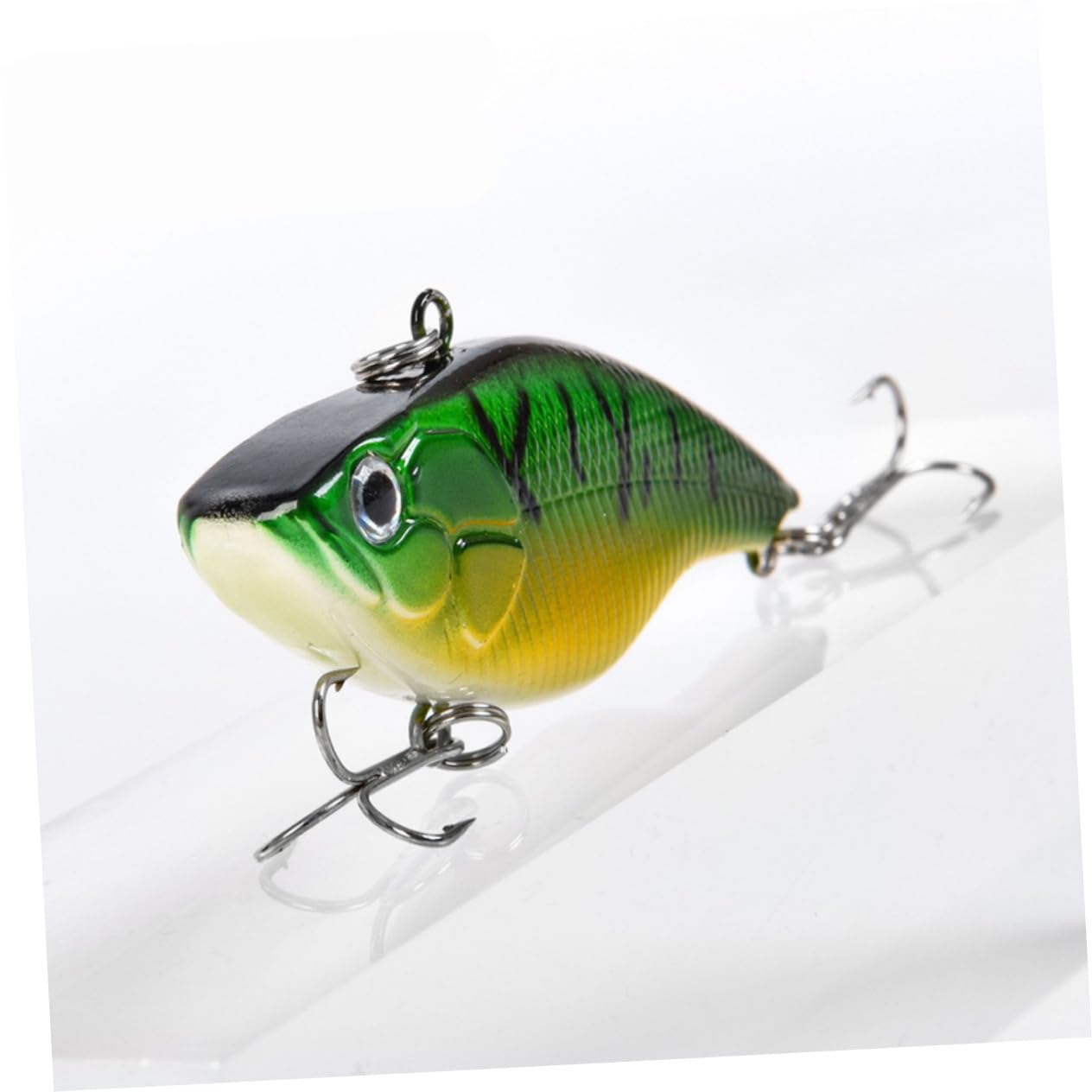 Toyvian Appât Vibré Leurres De Pêche Artificiels Leurres De Pêche Flottants Mini Appâts De Pêche Vert