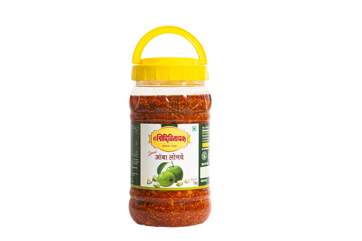 Shree Siddhivinayak Mango Pickle Homemade Ready to Eat Aam ka Achar in Cotton Seed Oil No Artificial colors1 KG (B0C66G1DLM) Amazon Price History, Amazon Price Tracker