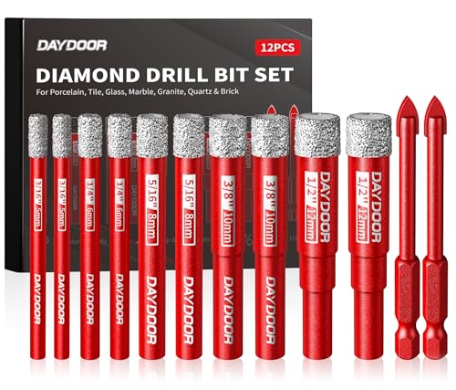 DAYDOOR Dry Diamond Drill Bit Set