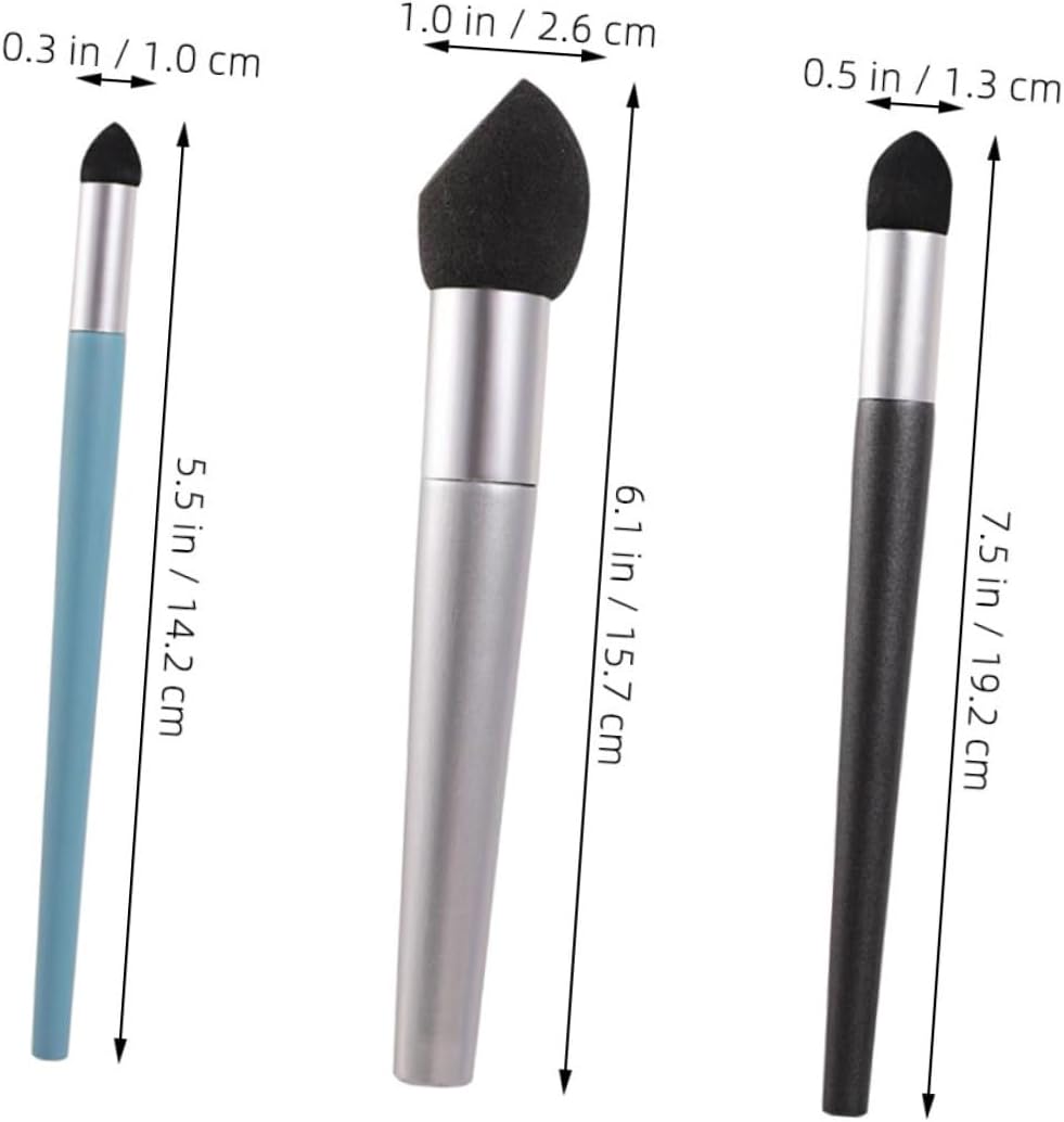 3 Pcs Reusable Artist Blending Sponge Pen Washable Sketch Blending Tools for Detail Correction and Error Erasing in Drawing Suitable for Art Studios Schools and Outdoor Use