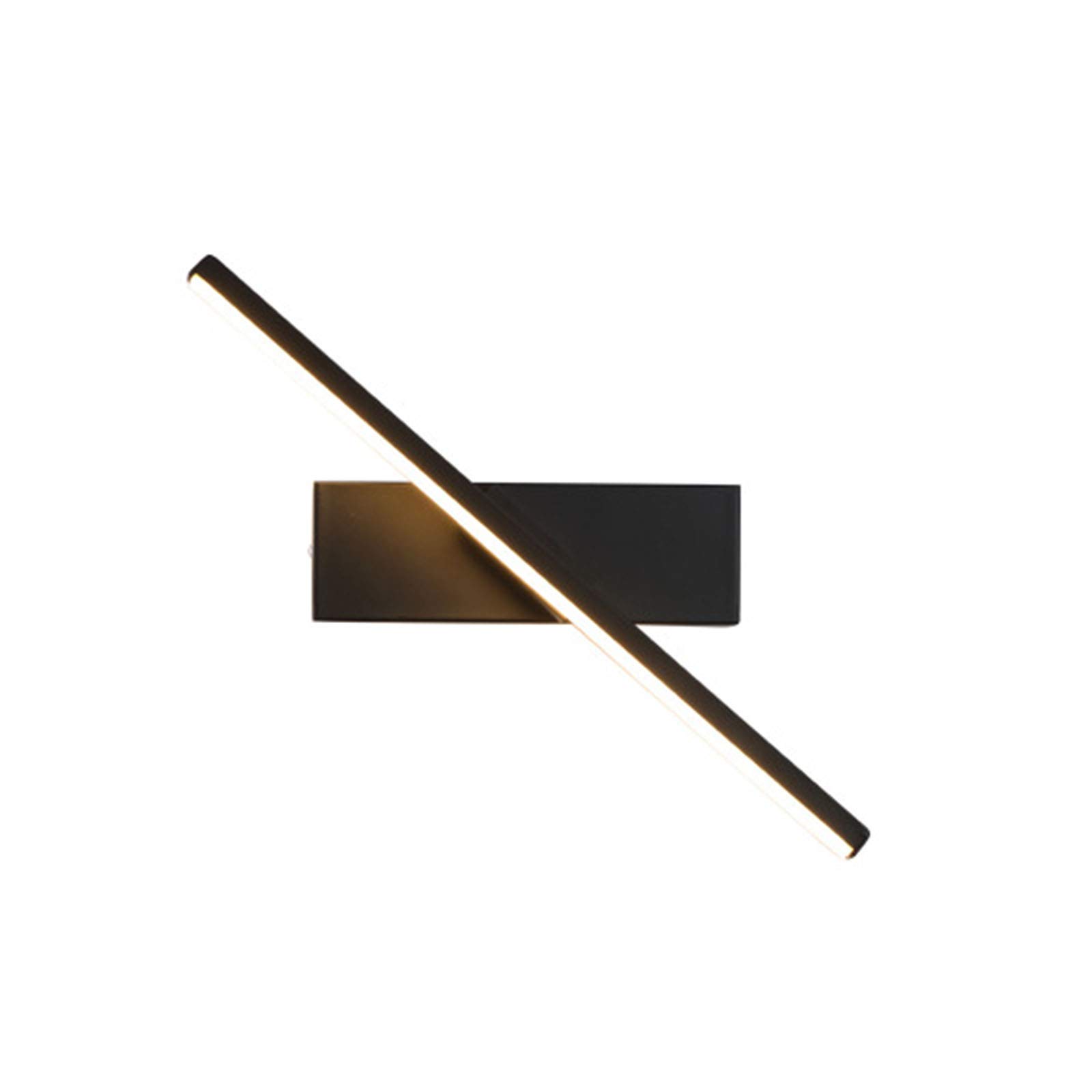 RONGGO Bedroom Bedside Wall Light 330° Rotatable Adjustable Light Angle Indoor LED Wall Lamp Simple Light Fixture Aluminum AC110/220V,Nature White