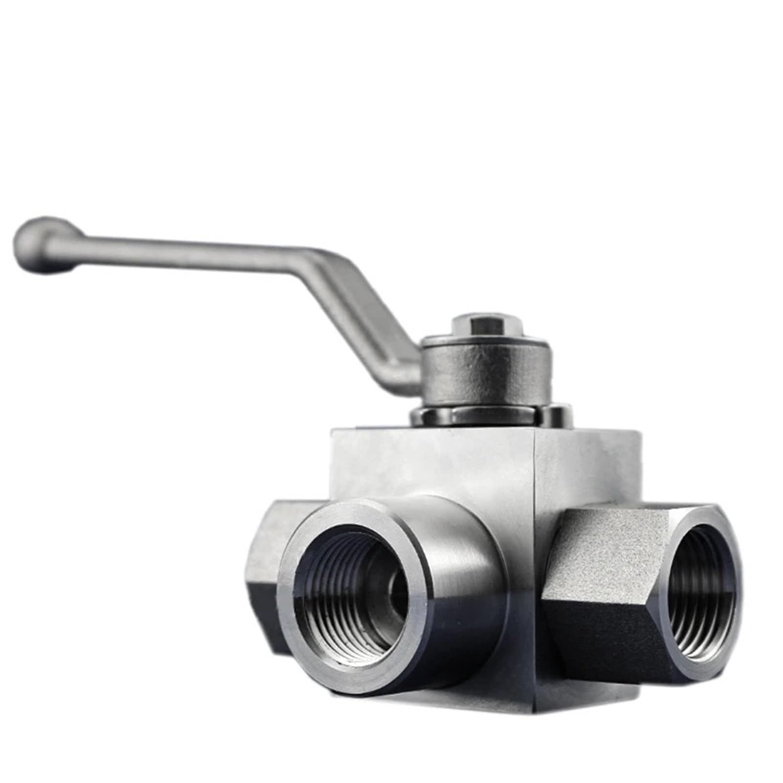Robinet à tournant sphérique hydraulique 3 voies L anti-fuite