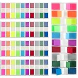 AHRLIC Buchreiter zum Anmerken, matte Seitenmarkierungen, transparente...