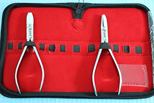 NEW PREMIUM GRADE SET OF 2 EACH OPTICIAN ! OPTICAL PLIERS,EYEGLASSES TOOL SET-CYNAMED USA