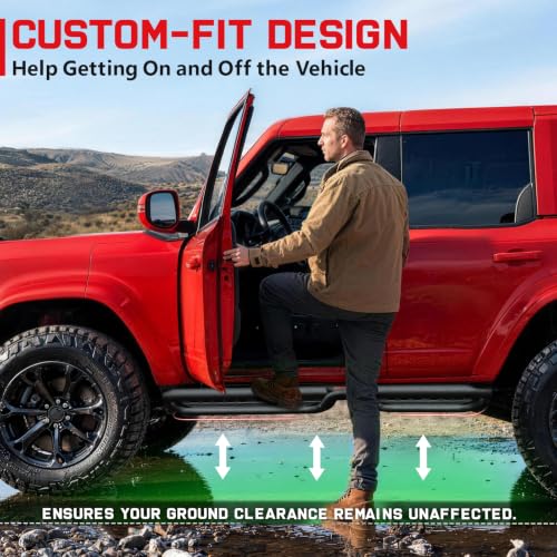 Image of COMNOVA Running Boards for 2021-2026 Ford Bronco 4 Door (Not Sport)