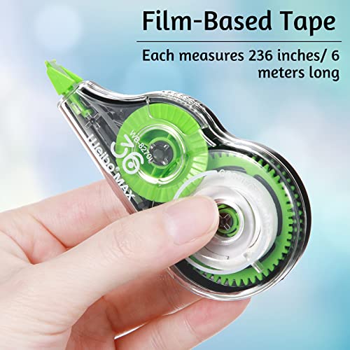 Mimorou 54 Pack Correction Tape Bulk White Correctional Fluid Tape Easy to Use Applicator Corrector Correct Wrong Writing Eraser for Office Education Supplies, 20 Feet