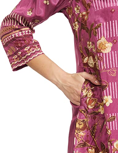 Image of Max Women's Polyester Printed Straight Tunic Shirt