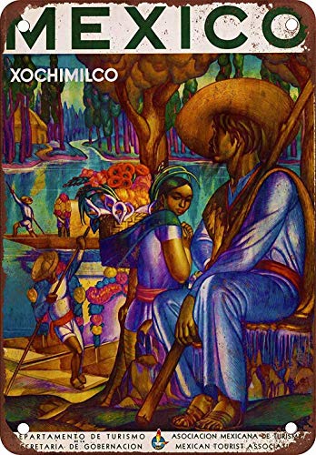 Metal Sign - Mexican Tourism - Vintage Wall Decor Art 8X12 Inch #TOP2