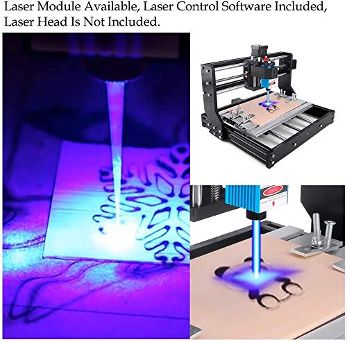 CNC 3018 Pro GRBL Control DIY Mini CNC Machine with Offline Controller, 3 Axis PCB Milling Machine, Wood Router Engraver, with ER11 and 5mm Extension Rod - Thumbnail 4