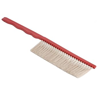 Single Row Beehive Bee Brush Beekeeping Cleaning Tool with Plastic Handle for Beehive Gentle Bee Removal Beekeeping Equipment Durable Plastic Beekeepers Essential