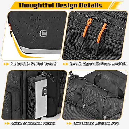 WOTOW Bike Pannier Bag, Rear Rack Bag with Dual Water Bottle Holder, 36L by WOTOW - Image 6