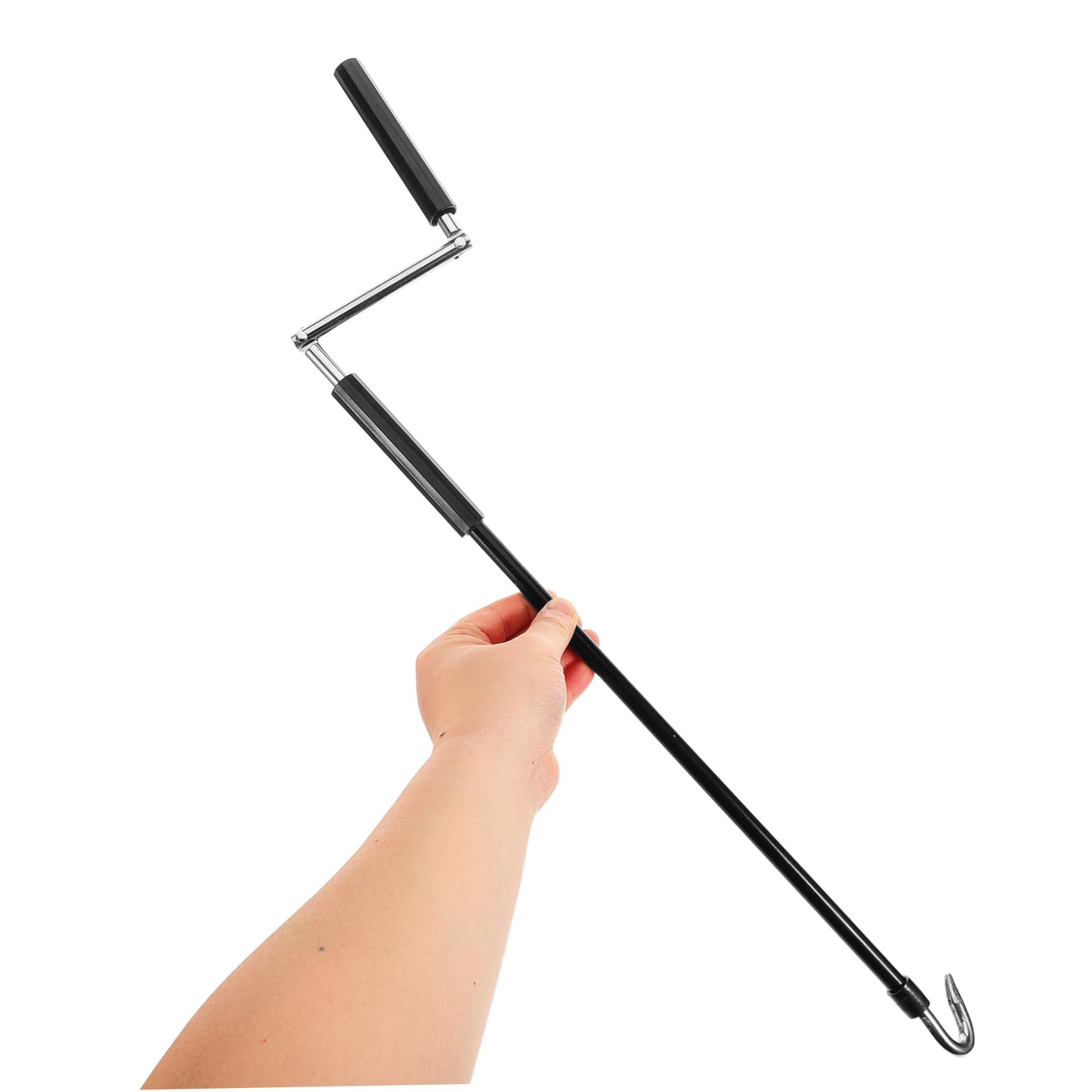 Manivelle pour Store Extérieur Robuste en Métal et Plastique Noir, Compacte et Facile à Utiliser, pour Auvent et Toile D'ombrage en Intérieur et Extérieur