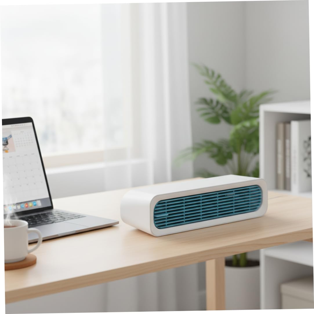 Aires acondicionados portátiles, ventilador de refrigeración personal con Turbo para montaje en pared 2 en 1, ventiladores silenciosos recargables por USB sin cuchillas para el hogar, oficina, coche