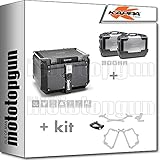 koffer yamaha fazer 1000 KOFFER KVE48BN + SEITENKOFFER KGR33PACK2 + TRAGER MONOKEY + SEITENKOFFER-TRAGER MONOKEY