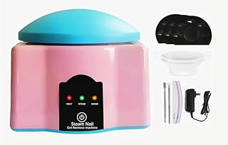Nail Polish Remover Machine Upgraded Electric Steam Remover 36 Watt Portable Automatic Gel Nail Polish Remover with UV Varnish Removal for Home and Salon Use