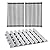 GasSaf 17.4 Inch Cooking Grill Grates 7525 and Flavorizer Bars 7538 65901 Replacement for Weber Genesis I- IV, Genesis Platinum I, Genesis Platinum II, Genesis 1000-5000 Models Grills