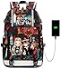 Produktbild Toilet Bound Hanako Kun Rucksack Anime Printed Daypack Laptop Rucksack Lässig Trend Reißverschluss Reiserucksack Tasche für Jungen Mädchen (Stil 1)