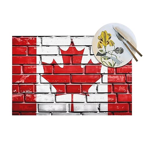 Set de table pour table basse d'extérieur ambiance canadienne - 6