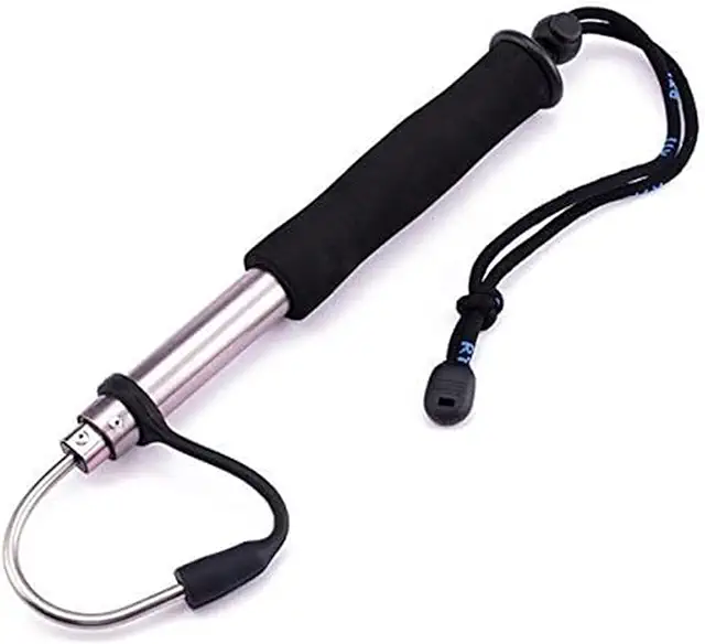 Telescopic Retractable Ice Fishing Gaff Hook - Aluminum Stainless Steel Fish Spear