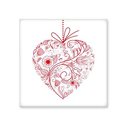 Fleurs vines illustration Saint-Valentin sur carreaux de céramique pour offrir