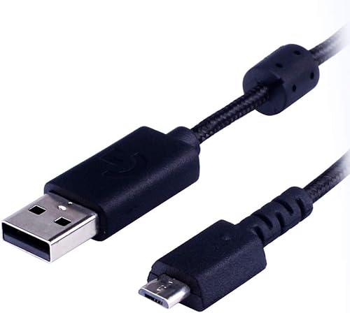 Miniatura 3 de HUYUN Cable de carga USB de 5.9 ft de repuesto para auriculares Logit G533 G633 G933 y ratón G502 Hero Lightspeed