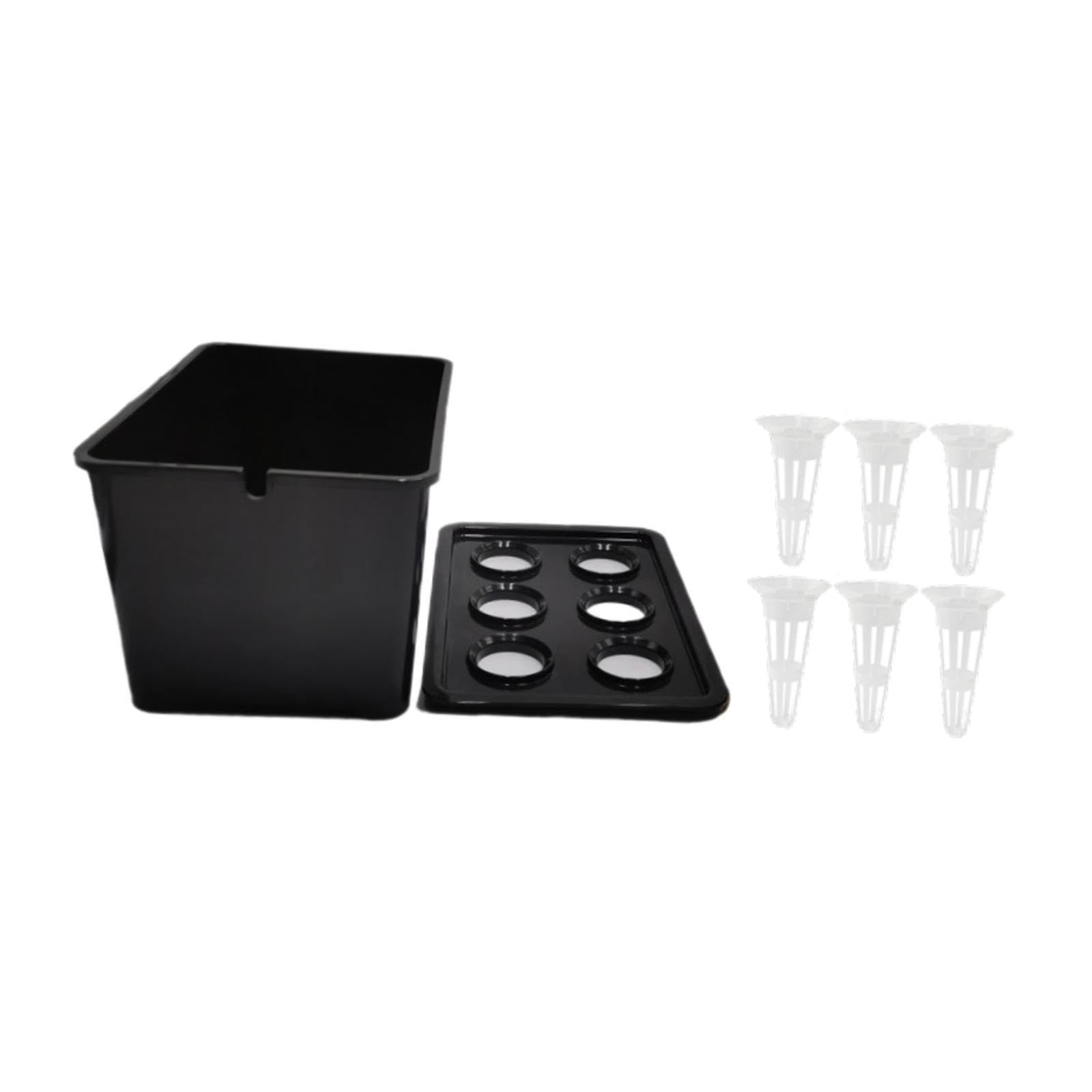 VELURA Hydroponics Growing System Kit Convenient Sturdy for Parterre Garden Balcony Black|1 X Hydroponics Planting Box|Hydroponic Systems| Yard Garden & Outdoor Living |Home & Garden-image-18