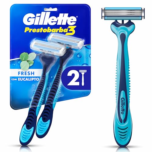 Aparelho de Barbear Descartável Gillette Prestobarba3 Cool 2 Unidades